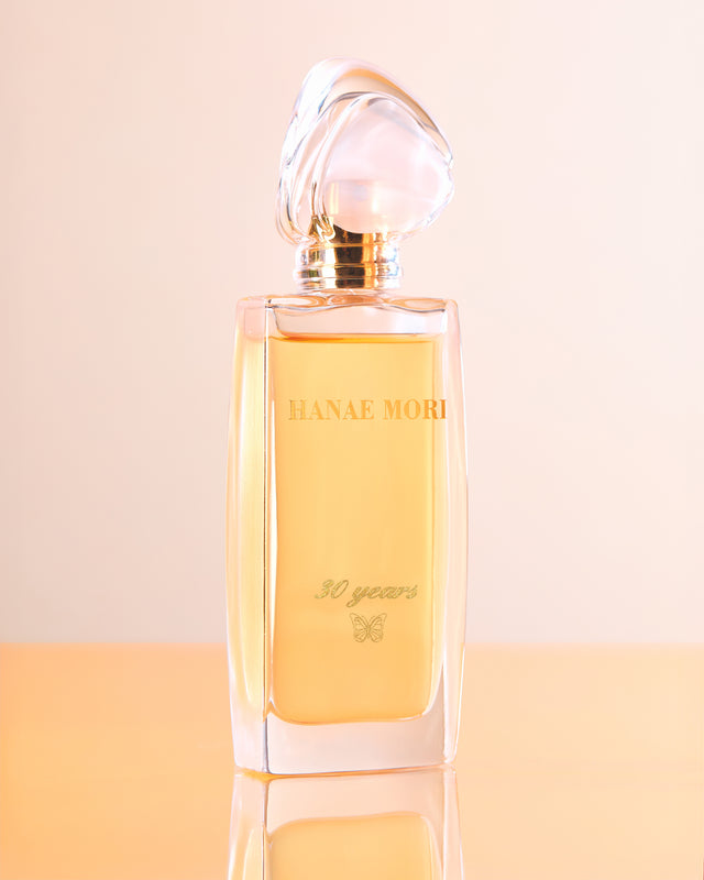 Parfums Hanae Mori butterfly 30 years engraving symbol 2